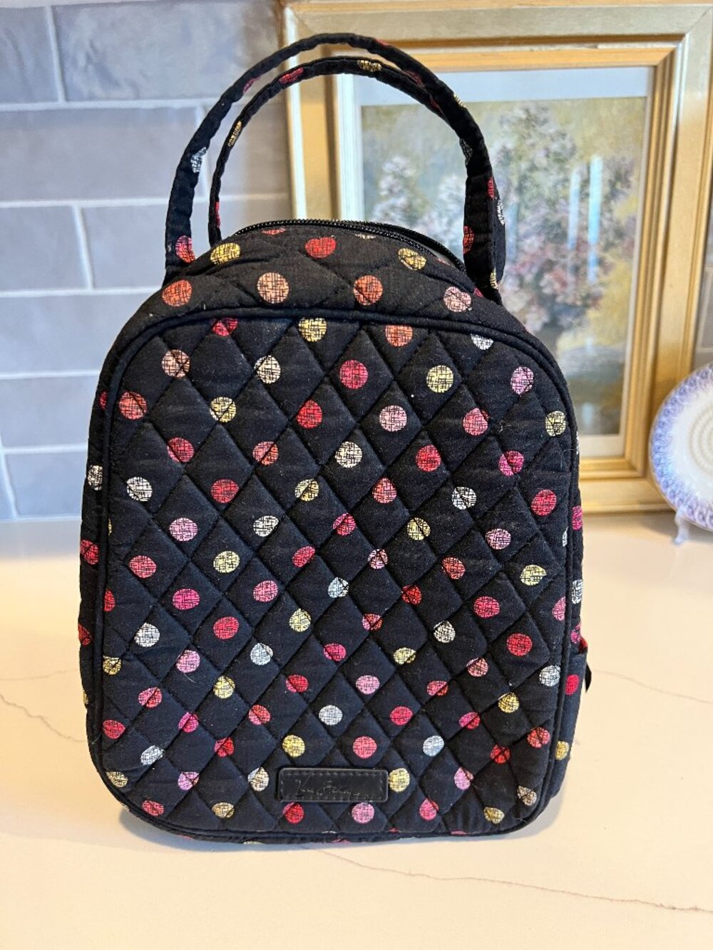 Vera Bradley Polka Dot Insulated Lunch Bag